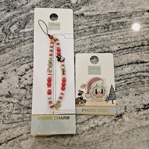 DISNEY Donald Duck cell phone ring and phone charm